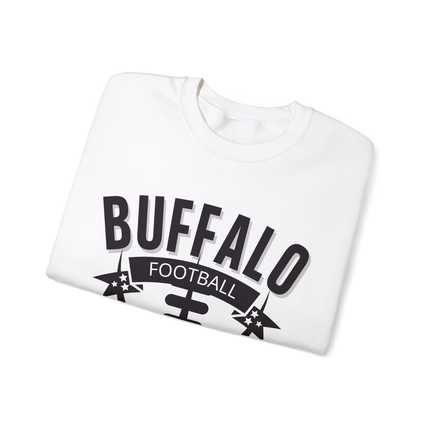 Buffalo Football Graphic Unisex Heavy Blend Crewneck Sweatshirt