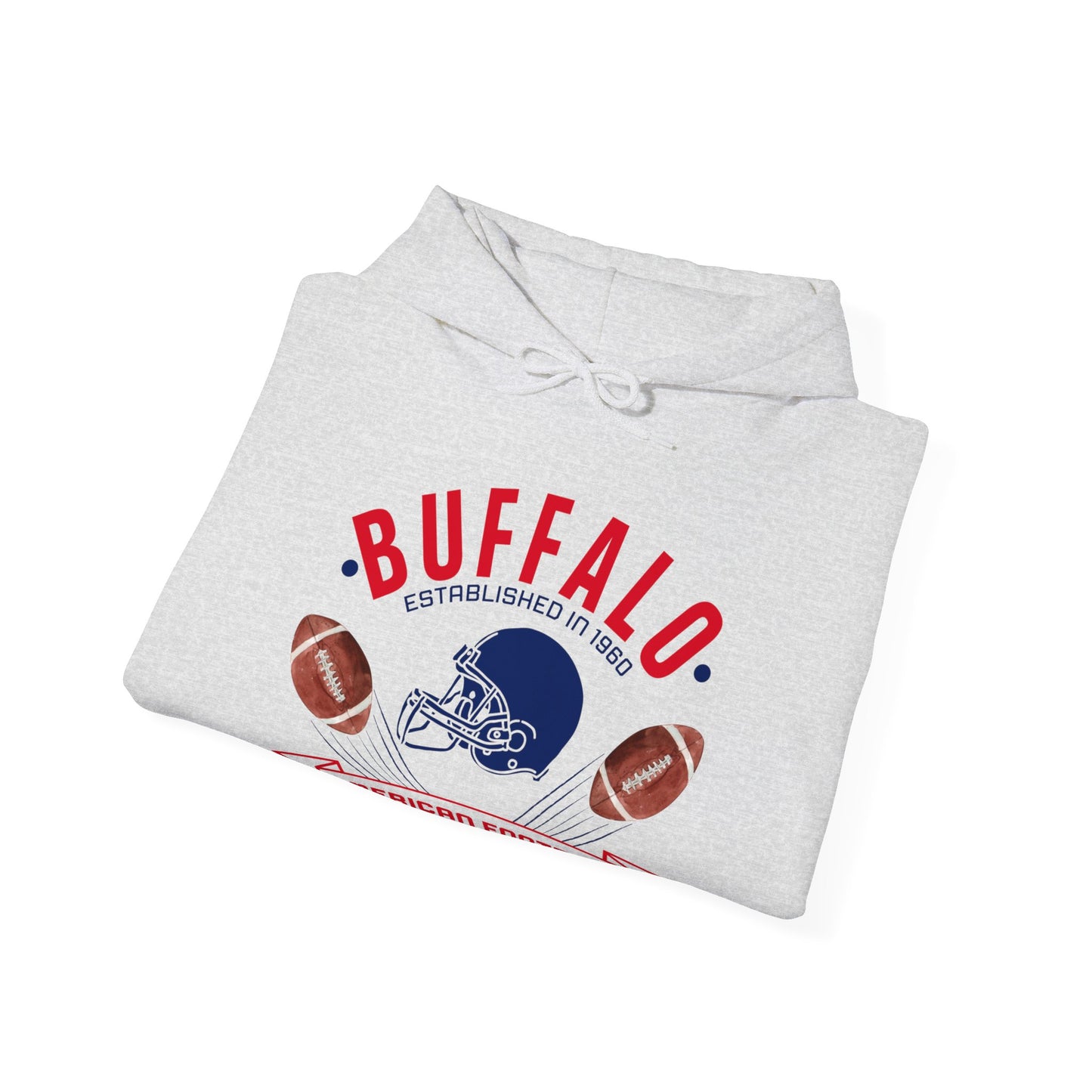 Old School Buffalo Football Unisex Heavy Blend™ Hooded Sweatshirt