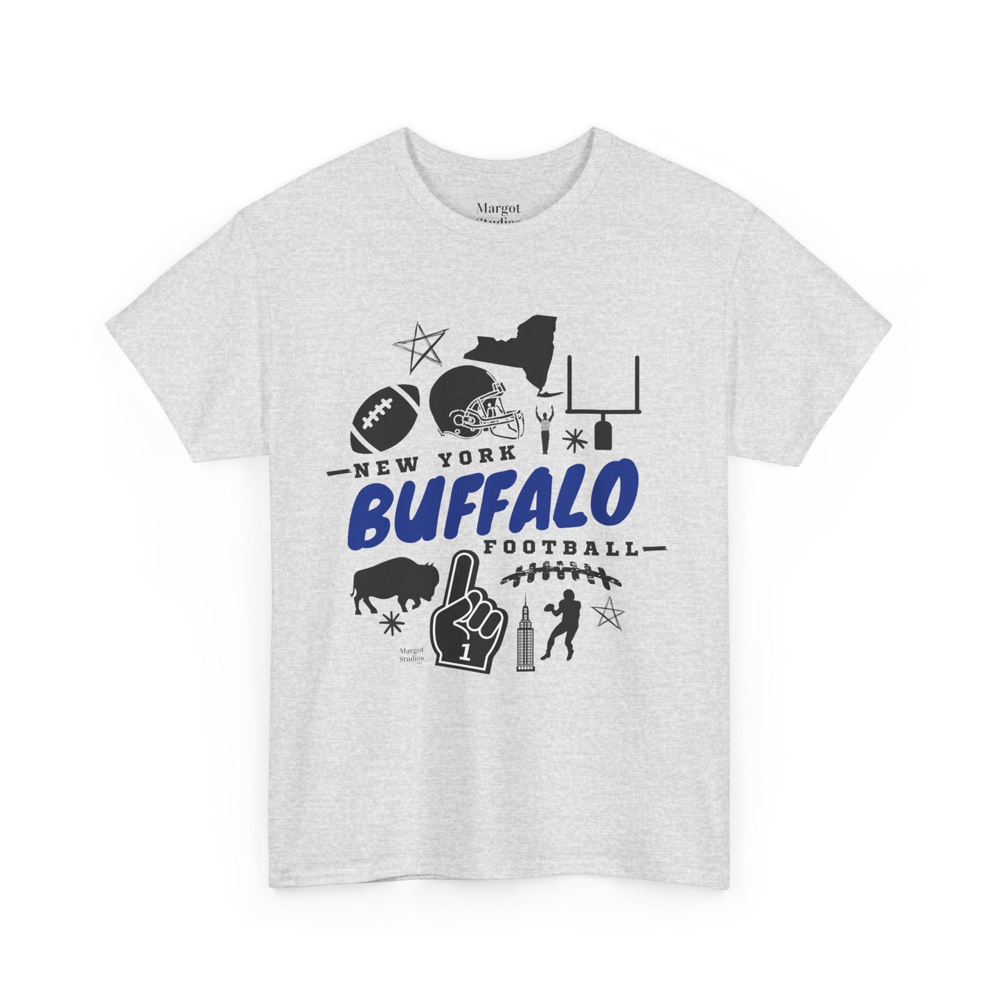 New York Buffalo Football Unisex Heavy Cotton Tee
