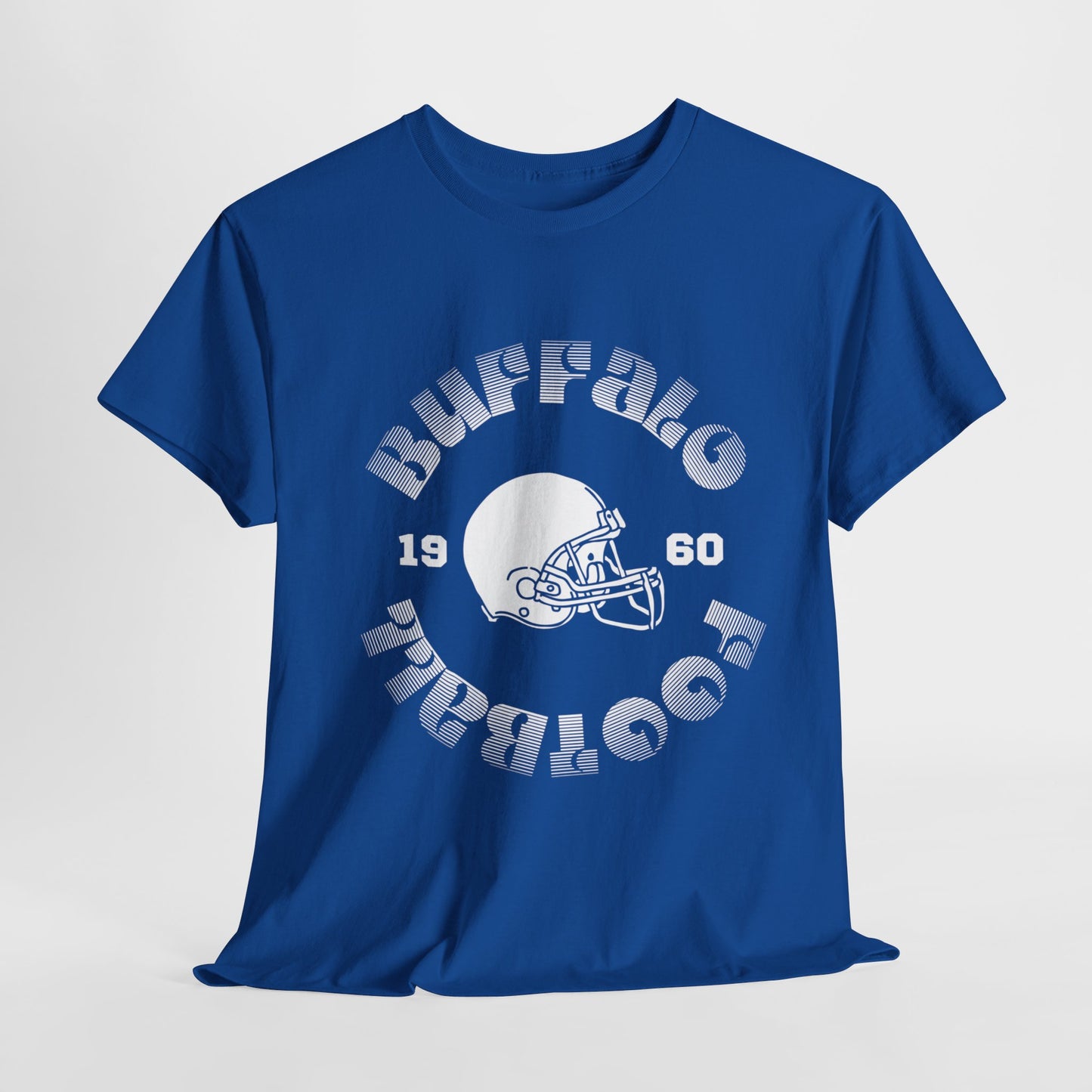 Buffalo Football Helmet Unisex Heavy Cotton Tee