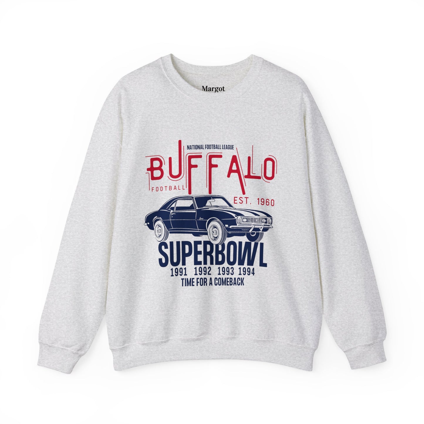 Vintage Buffalo Football Unisex Heavy Blend™ Crewneck
