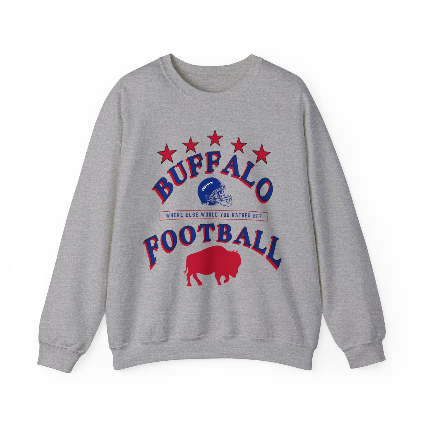 Buffalo Football Heavy Blend™ Crewneck Sweatshirt