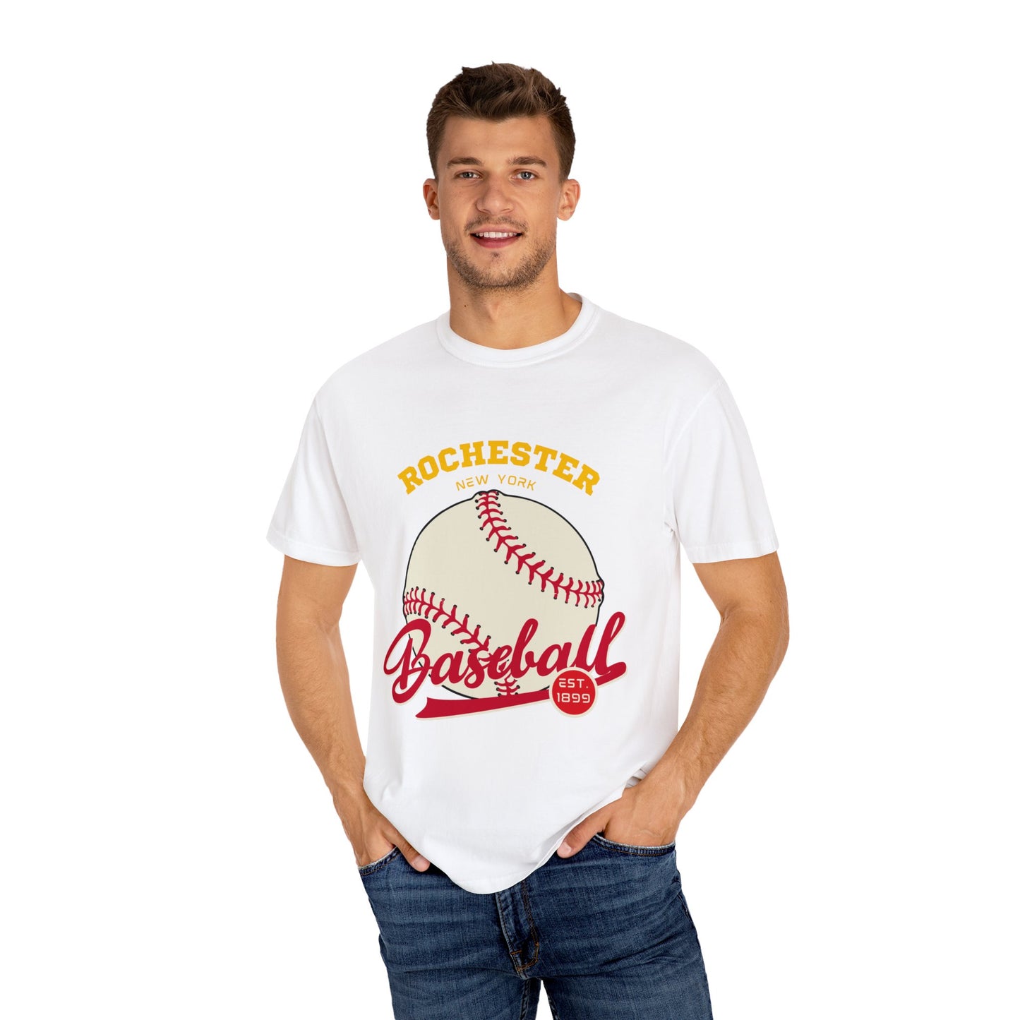 Rochester Baseball Unisex Garment-Dyed T-shirt