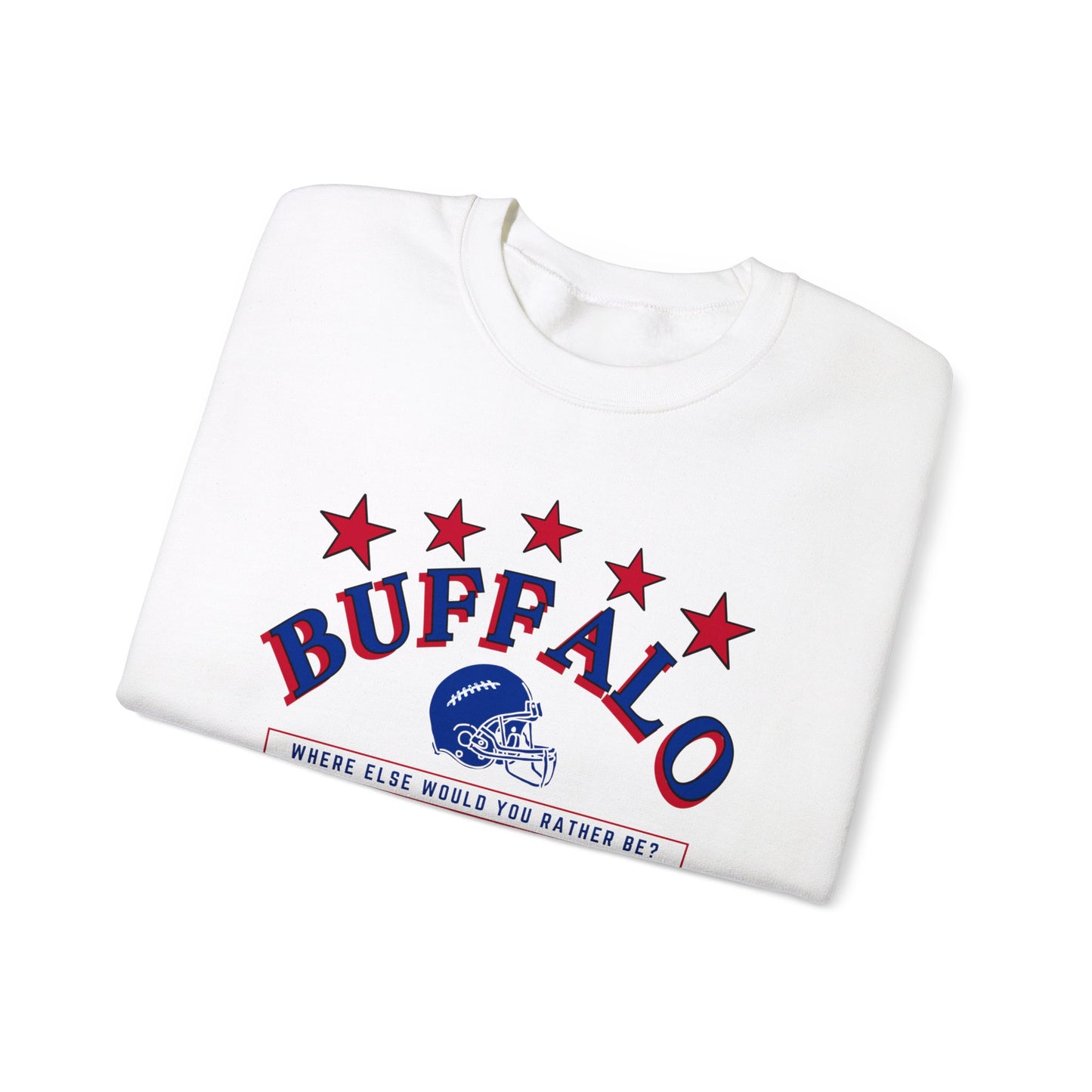 Buffalo Football Heavy Blend™ Crewneck Sweatshirt