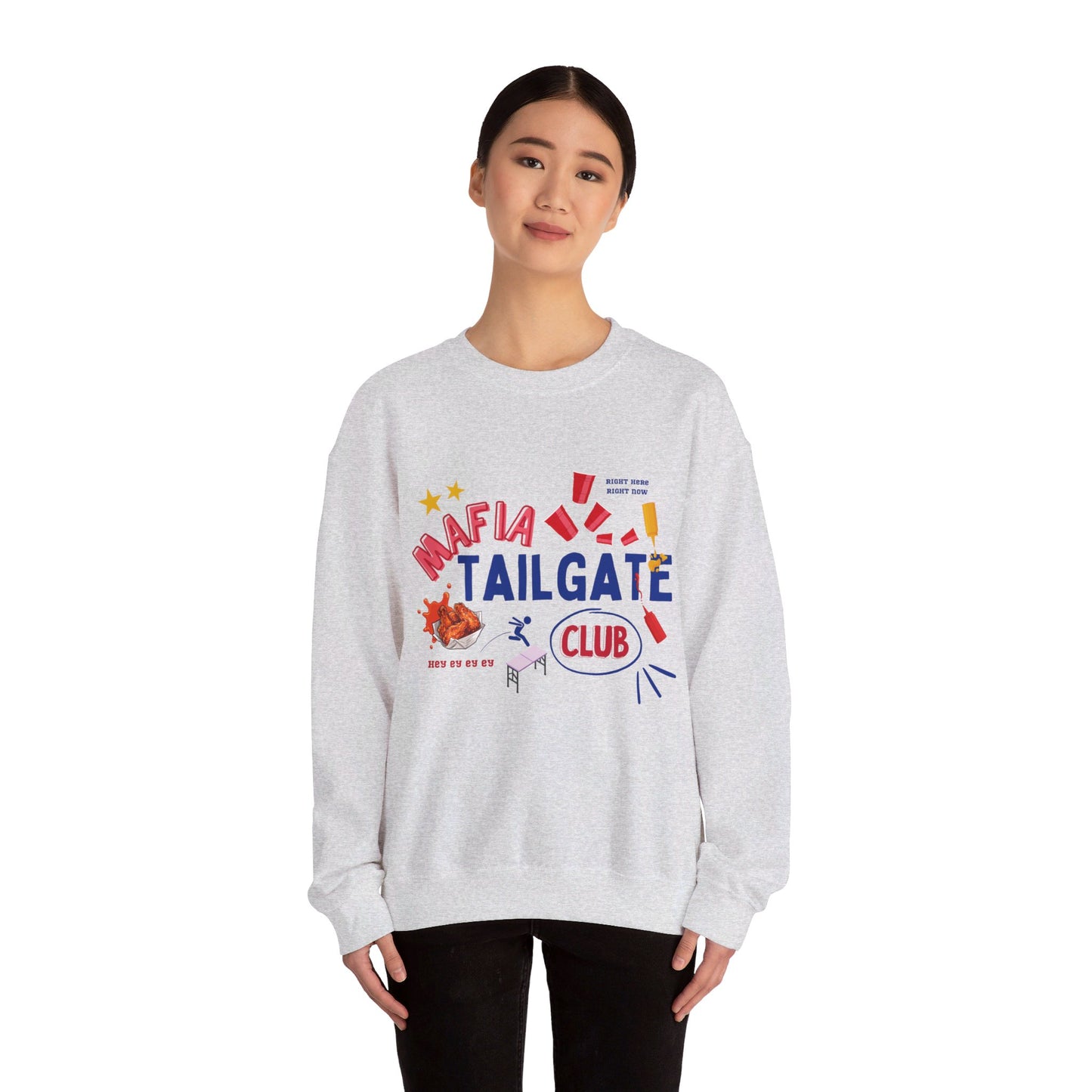 Mafia Tailgate Club Unisex Heavy Blend™ Crewneck Sweatshirt