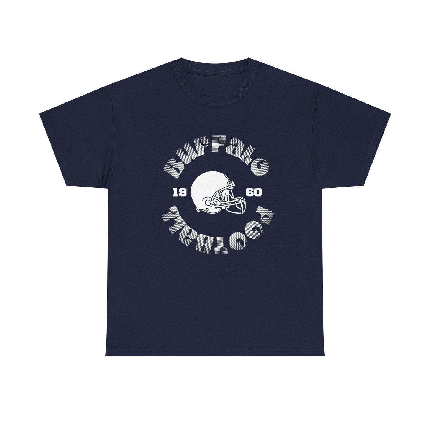 Buffalo Football Helmet Unisex Heavy Cotton Tee