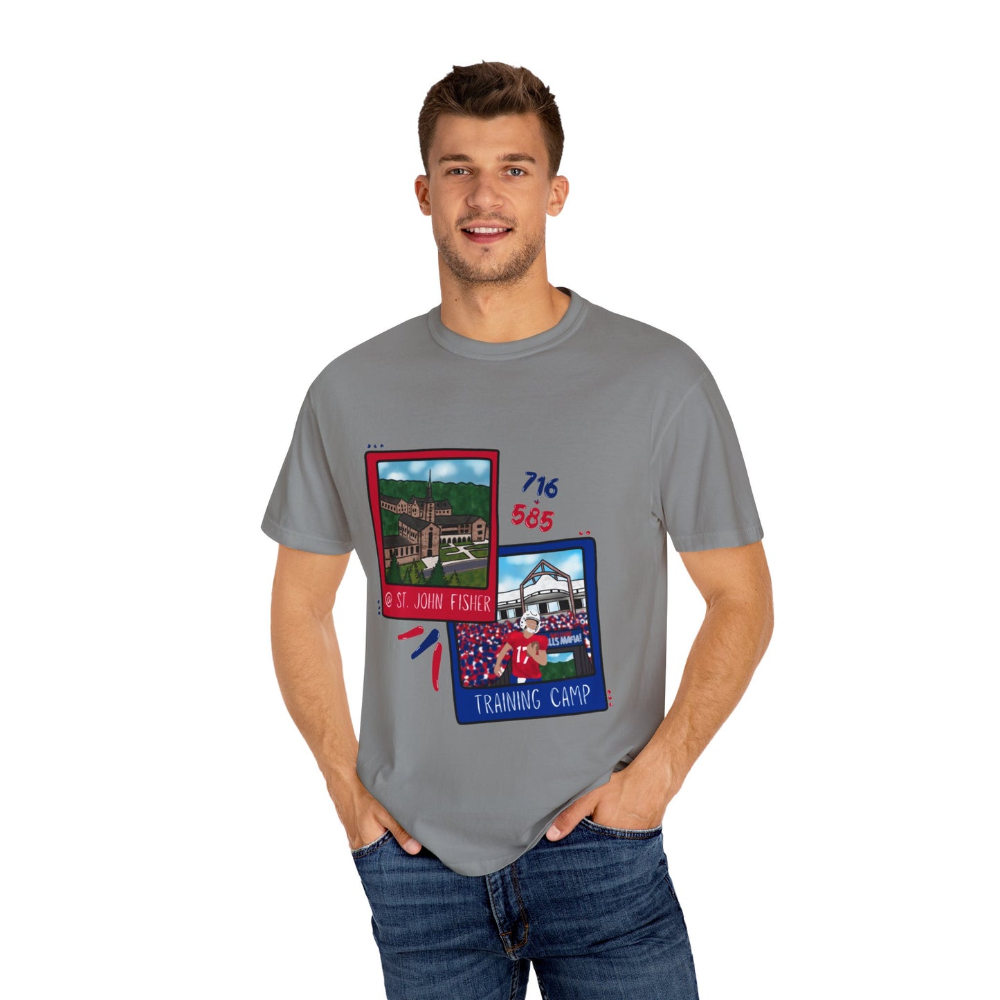 Buffalo Training Camp Unisex Garment-Dyed T-shirt