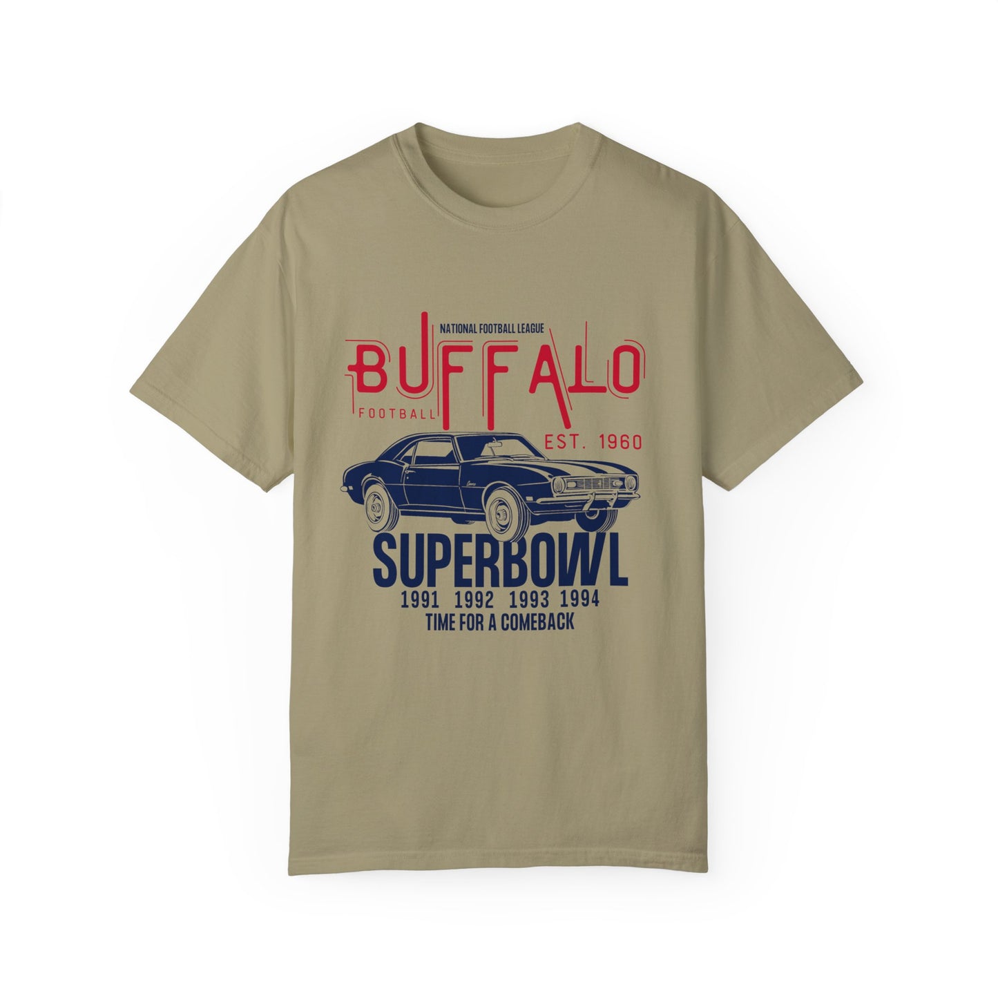 Vintage Buffalo Bills Unisex Garment-Dyed T-shirt