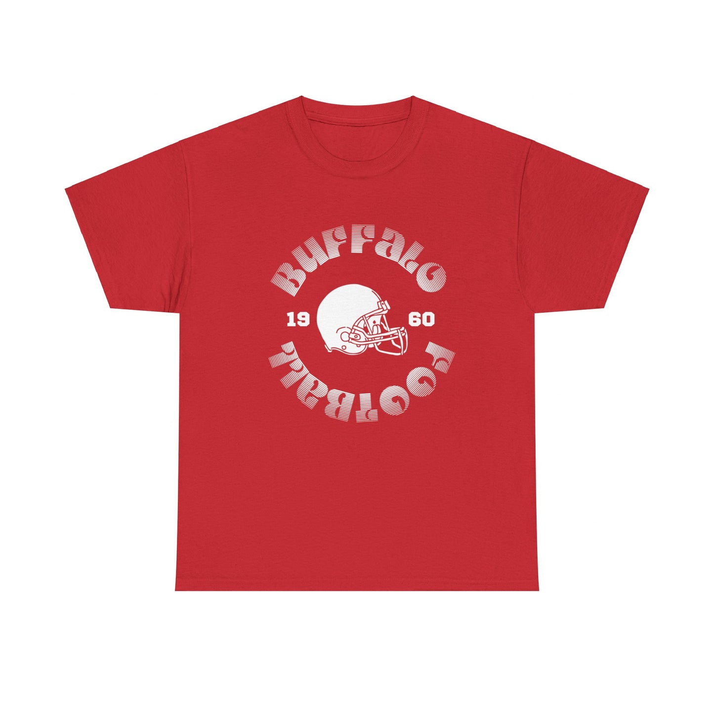 Buffalo Football Helmet Unisex Heavy Cotton Tee