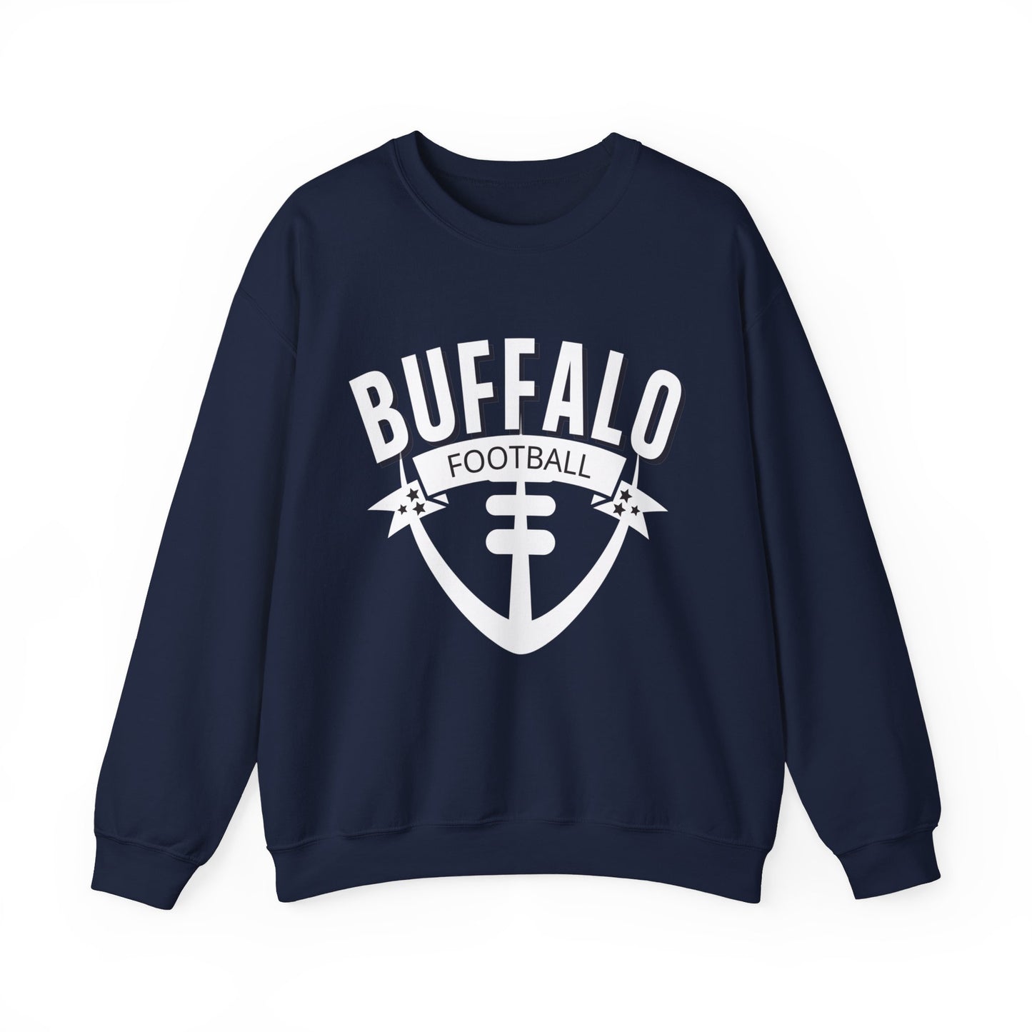 Buffalo Football Graphic Unisex Heavy Blend Crewneck Sweatshirt