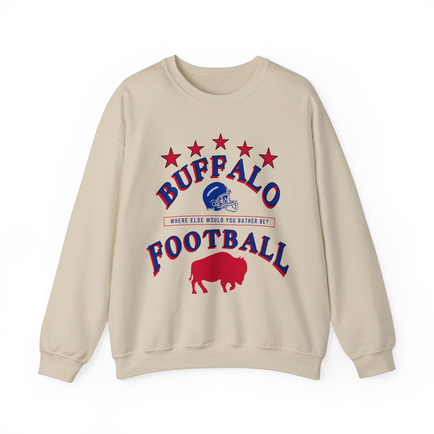 Buffalo Football Heavy Blend™ Crewneck Sweatshirt