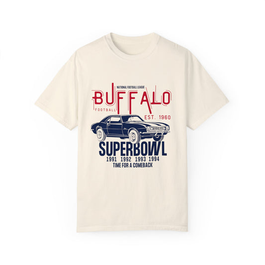 Vintage Buffalo Bills Unisex Garment-Dyed T-shirt