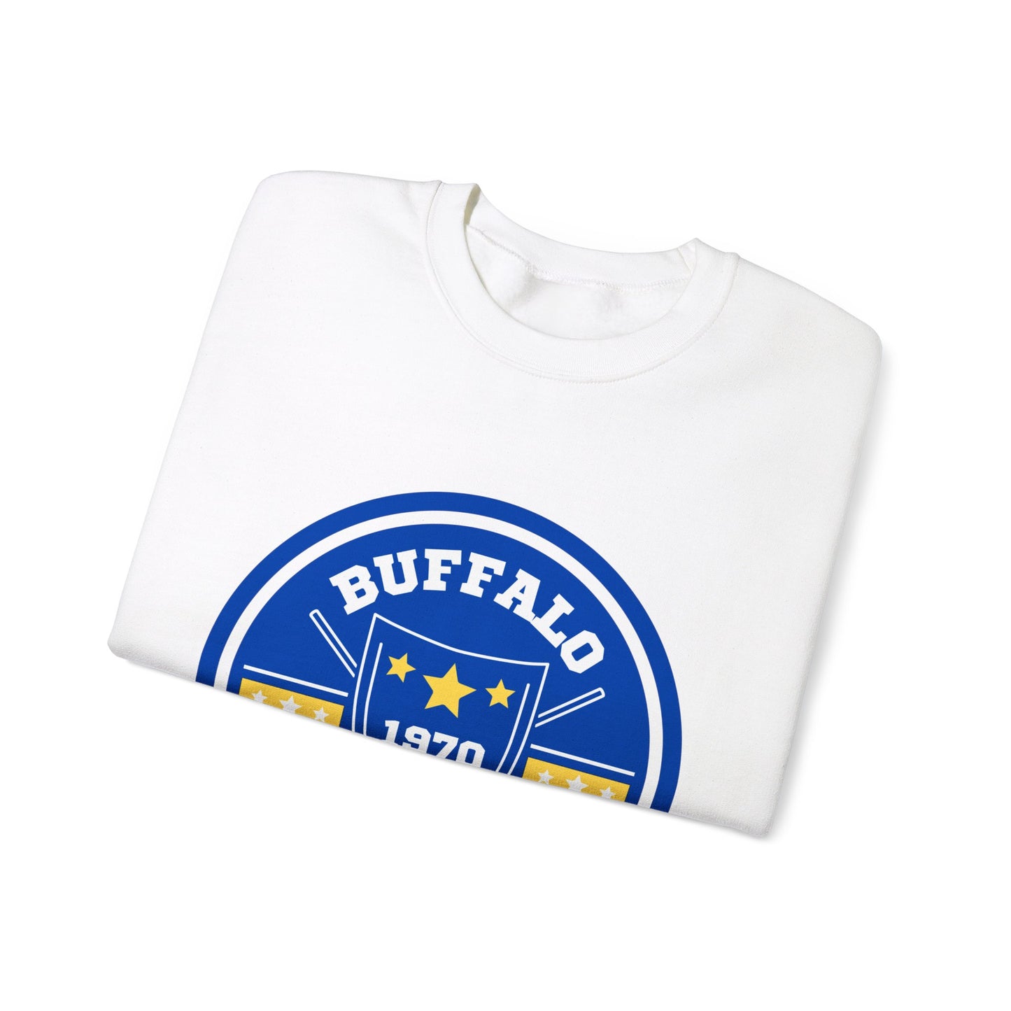 Buffalo Hockey Unisex Heavy Blend Crewneck Sweatshirt