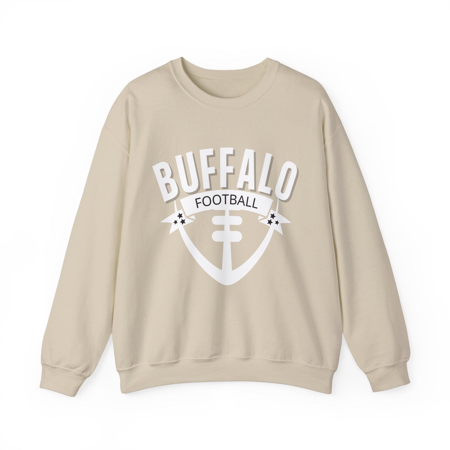 Buffalo Football Graphic Unisex Heavy Blend Crewneck Sweatshirt