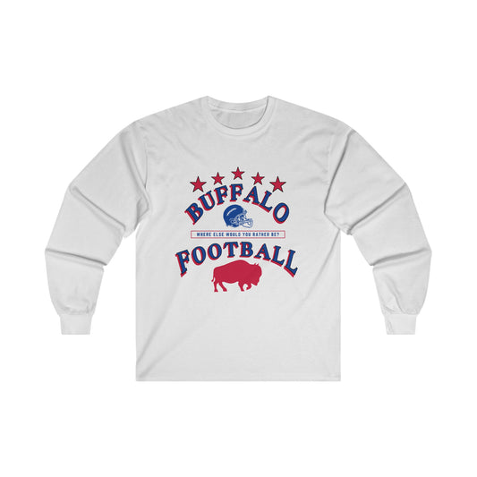 Logo Buffalo Ultra Cotton Long Sleeve Tee