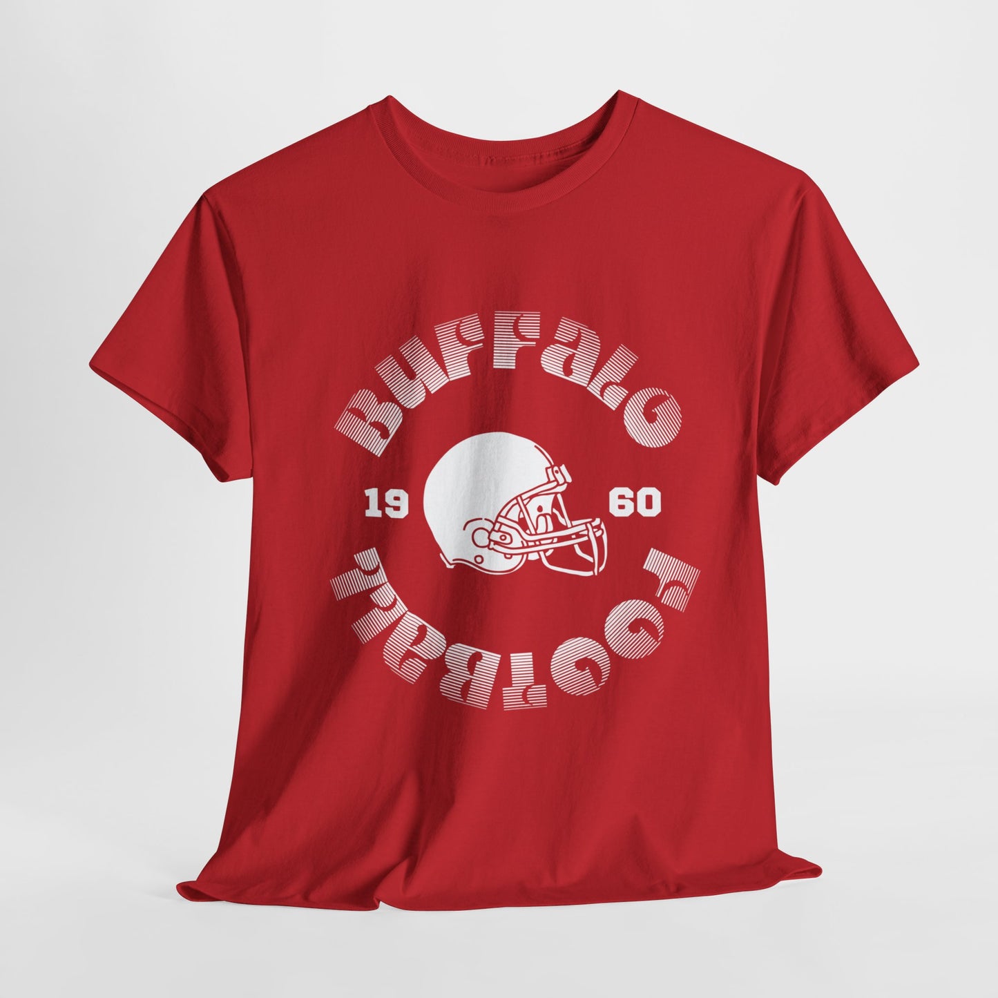 Buffalo Football Helmet Unisex Heavy Cotton Tee