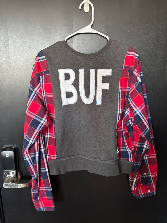 Reworked Plaid BUF Crew