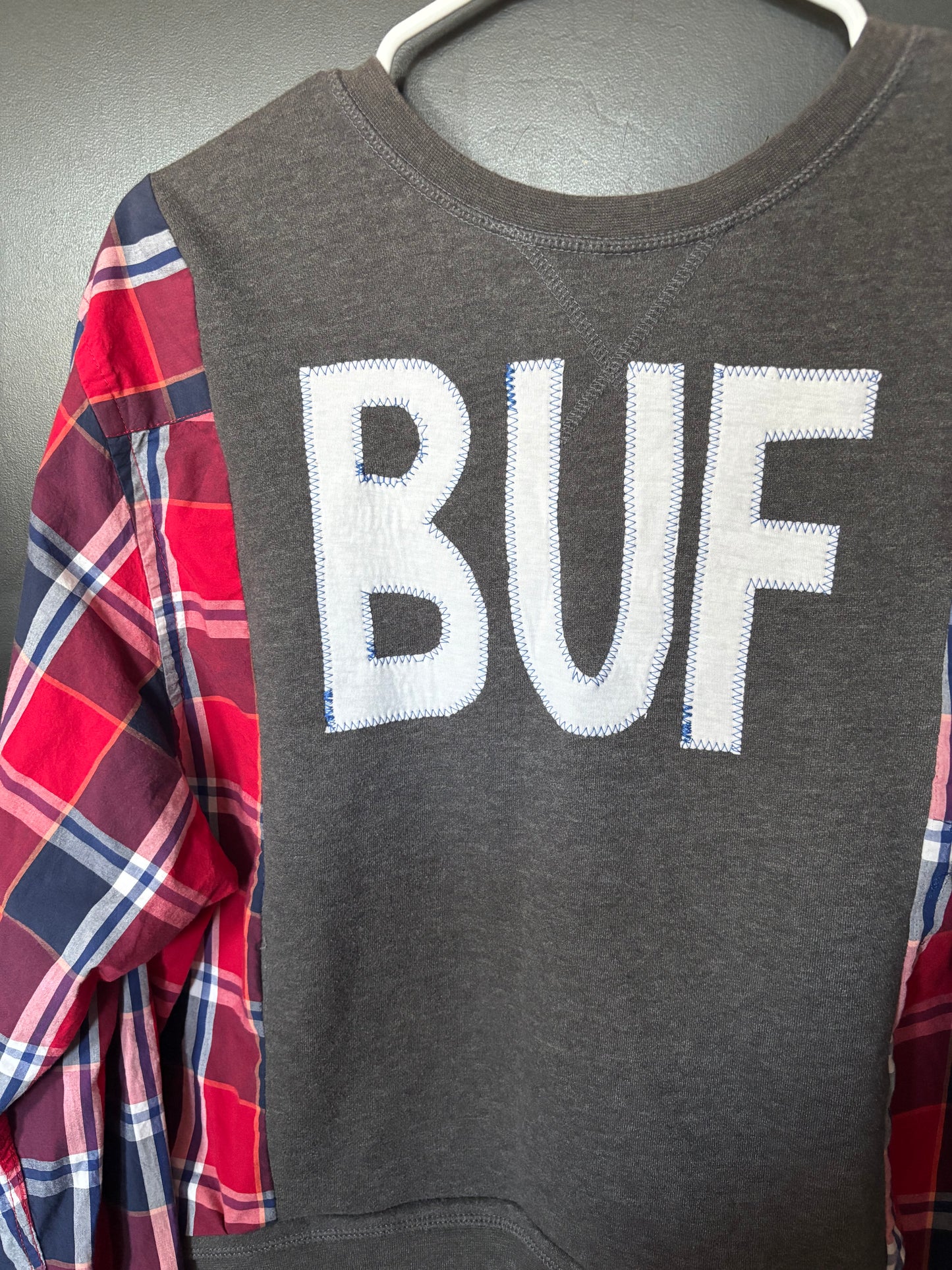 Reworked Plaid BUF Crew