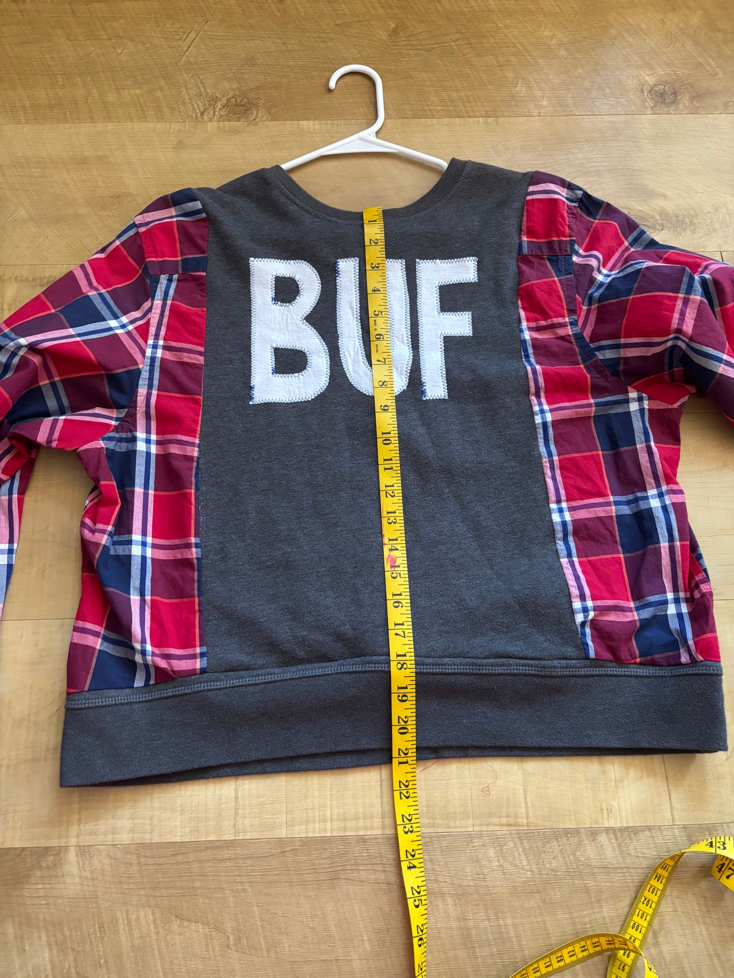 Reworked Plaid BUF Crew
